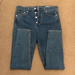Rag and Bone nina high rise ankle skinny 29